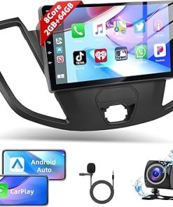 Dash Camera-podofo-Podofo 5GWiFi 8Core 2+64G Car Stereo for Ford Transit 2013-2019 with Wireless Apple Carplay Android Auto-9″ IPS Touchscreen Car Radio with Bluetooth 5.0/GPS Navigation/SWC/32EQ/DSP+AHD Backup Camera