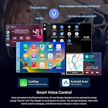 Dash Camera-IKASEFU-7 inch Android 13 Wireless CarPlay Android Auto Car Radio Receiver for Toyota 4 Runner 2003-2009- 4+64G Touch Screen Double Din Car Stereo with GPS Navigation WiFi Bluetooth AHD Backup Camera Mic 3 Dash Camera-IKASEFU-7 inch Android 13 Wireless CarPlay Android Auto Car Radio Receiver for Toyota 4 Runner 2003-2009- 4+64G Touch Screen Double Din Car Stereo with GPS Navigation WiFi Bluetooth AHD Backup Camera Mic - Image 3