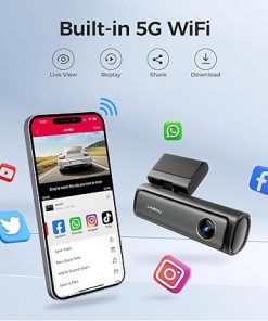 Dash Camera-LINGDU-AM100 5G WiFi Dash Cam Front- 4K Dash Cam for Cars with ADAS 2