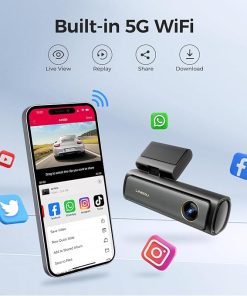 Dash Camera-LINGDU-AM100 5G WiFi Dash Cam Front- 4K Dash Cam for Cars with ADAS 2