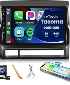 Dash Camera-METEESER-8Core 2+64G for Toyota Tacoma 2005-2015 Android Car Stereo Wireless Carplay Android Auto- 9″ HD 1280*720P IPS Touchscreen Car Radio Stereo GPS