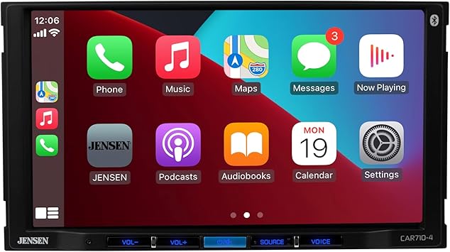 Dash Camera-Jensen-JENSEN CAR710-4 7-inch Certified Apple CarPlay Android Auto | Double DIN Touchscreen Car Stereo Radio | Bluetooth Hands Free Calling & Music Streaming | Backup Camera Input | USB Playback & Charging Dash Camera-Jensen-JENSEN CAR710-4 7-inch Certified Apple CarPlay Android Auto | Double DIN Touchscreen Car Stereo Radio | Bluetooth Hands Free Calling & Music Streaming | Backup Camera Input | USB Playback & Charging