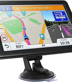Dash Camera-UNSXHIT-GPS Navigator for Car Truck RV- 9-inch High-Definition Touch Screen，2025 Maps (Free Lifetime Updates)