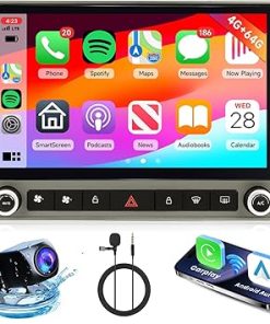 Dash Camera-Hodozzy-[4G+64G] Android Car Stereo for Chevrolet Camaro 2008-2015 Radio with Wireless Carplay Android Auto Radio- Hodozzy 9 inch Touch Screen with GPS