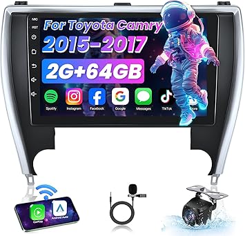 Dash Camera-Fortdows-64G Upgrade Car Radio for Toyota Camry 2015-2017: 10.1″ 1280 * 800 Touchscreen Head Unit Stereo Wireless Carplay Android Auto Backup Camera Bluetooth Mirror Link GPS 5G WiFi SWC FM DSP Dash Camera-Fortdows-64G Upgrade Car Radio for Toyota Camry 2015-2017: 10.1" 1280 * 800 Touchscreen Head Unit Stereo Wireless Carplay Android Auto Backup Camera Bluetooth Mirror Link GPS 5G WiFi SWC FM DSP