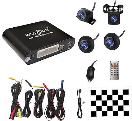 Dash Camera-weivision-Universal 360 Degree Bird View System Car DVR Record Panoramic View All Round Rear View Camera System for All Car Dash Camera-weivision-Universal 360 Degree Bird View System Car DVR Record Panoramic View All Round Rear View Camera System for All Car