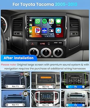 Dash Camera-METEESER-4+64G for Toyota Tacoma 2005-2015 Wireless CarPlay Car Stereo Car Radio-9 Inch Android Auto IPS ππππ*ππππ ππ’π
π’ Touchscreen 2 Dash Camera-METEESER-4+64G for Toyota Tacoma 2005-2015 Wireless CarPlay Car Stereo Car Radio-9 Inch Android Auto IPS ππππ*ππππ ππ’π
π’ Touchscreen - Image 2