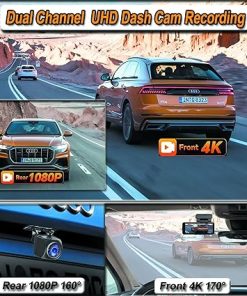 Dash Camera-Petokix-Dash Cam Front 4K & Rear 1080P- Wireless WiFi Car Camera 2