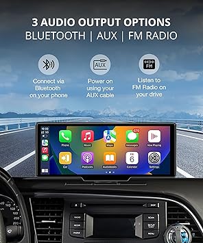 Dash Camera-BlackboxMyCar-BlackboxMyCar S-Drive 10.26″ Android Auto and Apple CarPlay Display with 1080p Front Dashcam- 1080p Backup Camera for Car 3 Dash Camera-BlackboxMyCar-BlackboxMyCar S-Drive 10.26" Android Auto and Apple CarPlay Display with 1080p Front Dashcam- 1080p Backup Camera for Car - Image 3