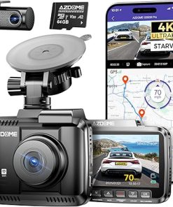 Dash Camera-AZDOME-AZDOME 4K Dash Cam Front and Rear- STARVIS Night Vision Dash Camera-AZDOME-AZDOME 4K Dash Cam Front and Rear- STARVIS Night Vision