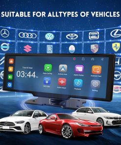 Dash Camera-Veralady-10.26″ Wireless Carplay Screen with 4K Dash Cam- Portable Android Auto Screen 2