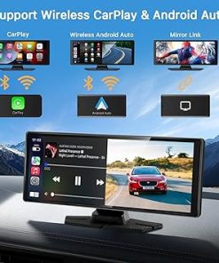 Dash Camera-DOOCK-Wireless Apple CarPlay Screen for Car 10.26” Portable Car Stereo with CarPlay & Android Auto- 4K Front Dash Cam &1080P Rear Camera with GPS Navigation 2