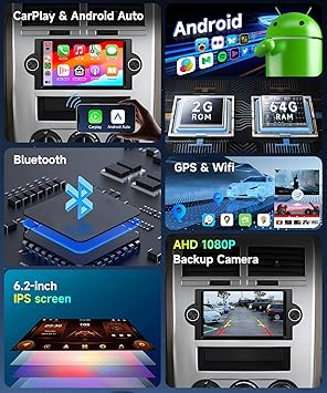Dash Camera-podofo-2G 64G Android Car Radio for Jeep Wrangler Chrysler 300C Dodge RAM Stereo with 6.2inch 1080P IPS Touchscreen Build-in Wireless Carplay/Android Auto/Bluetooth/GPS/WiFi/FM/RDS/HiFi Audio/Backup Camera 3 Dash Camera-podofo-2G 64G Android Car Radio for Jeep Wrangler Chrysler 300C Dodge RAM Stereo with 6.2inch 1080P IPS Touchscreen Build-in Wireless Carplay/Android Auto/Bluetooth/GPS/WiFi/FM/RDS/HiFi Audio/Backup Camera - Image 3