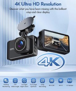 Dash Camera-DELLFY-Dash Cam- 4K+2.5K Dash Cam Front and Rear 2