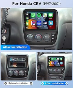 Dash Camera-METEESER-8Core 2+64G Car Stereo for Honda CRV 1997-2001 (Manual A/C) Wireless Carplay Android Auto-9“ 1280 * 720P IPS Touch Screen Radio 2