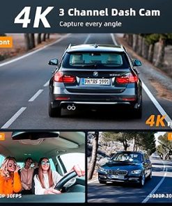 Dash Camera-YEECORE-Real 4K 3 Channel Dash Cam- STARVIS 2 Sersor 2