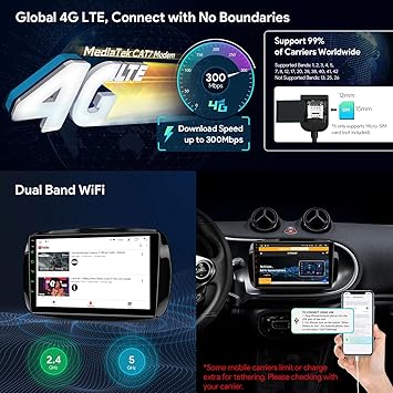 Dash Camera-XTRONS-XTRONS Car Stereo for Smart Fortwo 2015-2018- Android 13 Octa Core Car Radio Player 2 Dash Camera-XTRONS-XTRONS Car Stereo for Smart Fortwo 2015-2018- Android 13 Octa Core Car Radio Player - Image 2