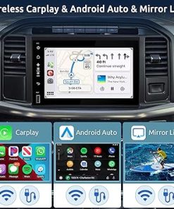 Dash Camera-Rimoody-2+64G Android Car Radio Stereo for Ford F150 F250 F350 Fusion Edge Explorer Taurus Freestar with Wireless Carplay Android Auto- 7” Touch Screen Head Unit with GPS WiFi Bluetooth FM EQ Backup Camera 2
