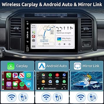 Dash Camera-Rimoody-2+64G Android Car Radio Stereo for Ford F150 F250 F350 Fusion Edge Explorer Taurus Freestar with Wireless Carplay Android Auto- 7” Touch Screen Head Unit with GPS WiFi Bluetooth FM EQ Backup Camera 2 Dash Camera-Rimoody-2+64G Android Car Radio Stereo for Ford F150 F250 F350 Fusion Edge Explorer Taurus Freestar with Wireless Carplay Android Auto- 7'' Touch Screen Head Unit with GPS WiFi Bluetooth FM EQ Backup Camera - Image 2