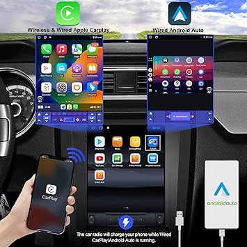 Dash Camera-AUMUME-2+32G Android 12 Double Din Car Stereo for Ford Mustang 2010-2014 with 9.7 Inch Touchscreen Radio Built-in Wireless Carplay/Android Auto/GPS/Bluetooth/FM/AUX-in/Steering Wheel Controls/Backup Camera 2 Dash Camera-AUMUME-2+32G Android 12 Double Din Car Stereo for Ford Mustang 2010-2014 with 9.7 Inch Touchscreen Radio Built-in Wireless Carplay/Android Auto/GPS/Bluetooth/FM/AUX-in/Steering Wheel Controls/Backup Camera - Image 2
