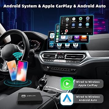 Dash Camera-One Car Stereo-OneCarStereo CarPlay Ai Box Lite Wireless CarPlay Adapter & Android Auto- The Magic CarPlay Box Streaming Device for car with Netflix/YouTube/USB Play 3 Dash Camera-One Car Stereo-OneCarStereo CarPlay Ai Box Lite Wireless CarPlay Adapter & Android Auto- The Magic CarPlay Box Streaming Device for car with Netflix/YouTube/USB Play - Image 3