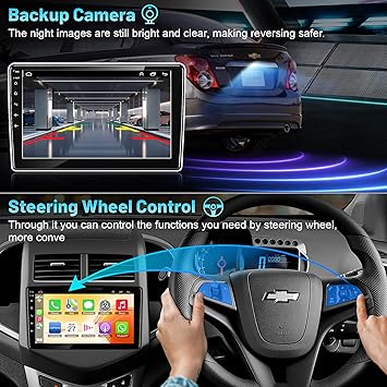 Dash Camera-Adapter-Universe-4+64 Android 12 Car Stereo for Chevrolet Chevy Aveo Sonic 2011-2015- 9 Inch IPS Touch Screen Car Radio Upgraded with Wireless Carplay/Android Auto 3 Dash Camera-Adapter-Universe-4+64 Android 12 Car Stereo for Chevrolet Chevy Aveo Sonic 2011-2015- 9 Inch IPS Touch Screen Car Radio Upgraded with Wireless Carplay/Android Auto - Image 3