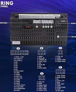 Dash Camera-Pyle-Pyle Double DIN Car Stereo Receiver – 7 inch 1080P HD Touch Screen Bluetooth Car Radio Audio Receiver Multimedia Player – WiFi/GPS/AM/FM Radio- Mirror Link for Android/iOS 2