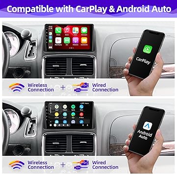 Dash Camera-CGOGC-Android Car Radio Compatible with Wireless Carplay Android Auto for Dodge Grand Caravan 2011-2020 Chrysler Town & Country 2012-2016 Touch Screen Stereo Bluetooth GPS FM/AM Navigation Head Unit 2 Dash Camera-CGOGC-Android Car Radio Compatible with Wireless Carplay Android Auto for Dodge Grand Caravan 2011-2020 Chrysler Town & Country 2012-2016 Touch Screen Stereo Bluetooth GPS FM/AM Navigation Head Unit - Image 2