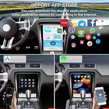 Dash Camera-CUSP-12.1 inch IPS Car Stereo Radio GPS for Ford Mustang 2010-2014 Navigation Multimedia Player Android in-Dash Head Unit Car Play DSP Auto Audio Video Voice (Qualcomm 8G+128G+Car Play+Android Auto+Voice) 2 Dash Camera-CUSP-12.1 inch IPS Car Stereo Radio GPS for Ford Mustang 2010-2014 Navigation Multimedia Player Android in-Dash Head Unit Car Play DSP Auto Audio Video Voice (Qualcomm 8G+128G+Car Play+Android Auto+Voice) - Image 2