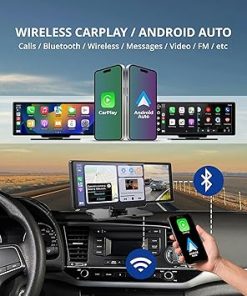 Dash Camera-BlackboxMyCar-BlackboxMyCar S-Drive 10.26″ Android Auto and Apple CarPlay Display with 1080p Front Dashcam- 1080p Backup Camera for Car 2