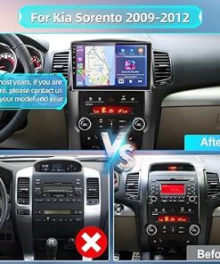 Dash Camera-podofo-Podofo 2+64G Apple CarPlay Car Stereo Radio for Kia Sorento 2009 2010 2011 2012 with Android Auto 10.1″ Touch Screen Bluetooth Audio with GPS Navigation Mirror Link WiFi RDS Hi-Fi Backup Camera 2
