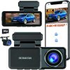 Dash Camera-Petokix-Dash Cam Front 4K & Rear 1080P- Wireless WiFi Car Camera