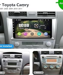 Dash Camera-Inexaccessories-4GB+32GB Android 13 Car Stereo for Toyọta Caṃry 2006-2011- 9 inch IPS HD Touch Screen Caṃry Radio Head Unit with Wireless CarPlay 2