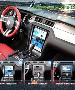 Dash Camera-CUSP-2024 CUSP 12.1 inch Android Car Stereo Radio GPS for Ford Mustang 2010-2014 Navigation Vertical Screen Multimedia Player Qualcomm 8 core 8G+128G+4G LTE in-Dash Head Unit Car Play DSP Auto Audio Video 2