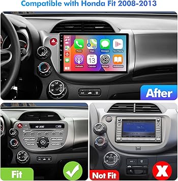Dash Camera-FeirTon-2+32G 10.1-inch Android 12 Car Stereo for Honda Fit 2008-2013 IPS Touchscreen Screen Car Radio with Carplay & Android Auto Support Backup Camera GPS FM Navi BT SWC 2 Dash Camera-FeirTon-2+32G 10.1-inch Android 12 Car Stereo for Honda Fit 2008-2013 IPS Touchscreen Screen Car Radio with Carplay & Android Auto Support Backup Camera GPS FM Navi BT SWC - Image 2