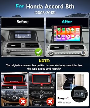 Dash Camera-podofo-for Honda Accord 8th 2008-2012 Android Car Radio Stereo with Wireless CarPlay Android Auto Podofo 10.1 inch Touch Screen GPS Navigation Head Unit Support Bluetooth WiFi Backup Camera Mic 2 Dash Camera-podofo-for Honda Accord 8th 2008-2012 Android Car Radio Stereo with Wireless CarPlay Android Auto Podofo 10.1 inch Touch Screen GPS Navigation Head Unit Support Bluetooth WiFi Backup Camera Mic - Image 2