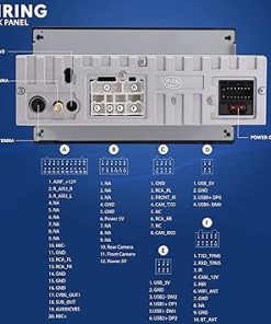 Dash Camera-Pyle-Pyle Single DIN Car Stereo Receiver – 7″ 1080P HD Touch Screen Bluetooth Car Radio Audio Receiver Multimedia Player – WiFi/GPS/AM/FM- Mirror Link for Android/iOS 2