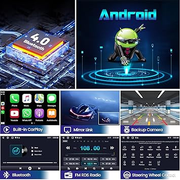 Dash Camera-Hikity-Car Stereo for Toyota Corolla 2009-2013 Wireless Carplay Android Auto- 2+32G 9 Inch Android 13 Touch Screen Car Radio with GPS WiFi BT HiFi FM/RDS Radio Mirror Link Backup Camera Mic 3 Dash Camera-Hikity-Car Stereo for Toyota Corolla 2009-2013 Wireless Carplay Android Auto- 2+32G 9 Inch Android 13 Touch Screen Car Radio with GPS WiFi BT HiFi FM/RDS Radio Mirror Link Backup Camera Mic - Image 3