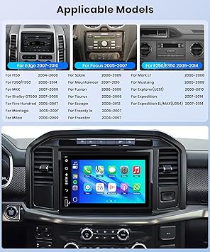 Dash Camera-METEESER-2+64G Car Stereo for Ford F150/F250/F350 Fusion Explorer Wireless Carplay/Android Auto-Android Car Stereo Radio 7″ IPS GPS WiFi Bluetooth FM Mirror Link SWC Backup Camera 2 Dash Camera-METEESER-2+64G Car Stereo for Ford F150/F250/F350 Fusion Explorer Wireless Carplay/Android Auto-Android Car Stereo Radio 7" IPS GPS WiFi Bluetooth FM Mirror Link SWC Backup Camera - Image 2