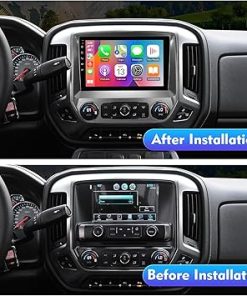 Dash Camera-FeirTon-2+32G 9-inch Android 12 Car Stereo for Chevrolet Silverado/GMC Sierra 2014-2018 IPS Touchscreen Screen Car Radio with Carplay & Android Auto Support Backup Camera GPS FM Navi BT SWC 2