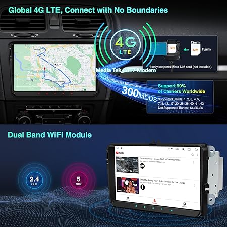 Dash Camera-XTRONS-XTRONS 9 Inch Double Din Car Stereo for VW Volkswagen EOS Golf Polo Touran- Android 13 Octa Core Car Radio 2 Dash Camera-XTRONS-XTRONS 9 Inch Double Din Car Stereo for VW Volkswagen EOS Golf Polo Touran- Android 13 Octa Core Car Radio - Image 2