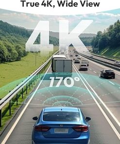 Dash Camera-BOTSLAB-4K Dash Cam Front and Rear- 170° Ultra Wide Dashcam with ADAS 2