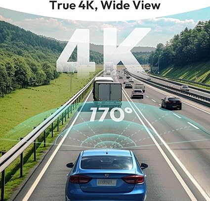 Dash Camera-BOTSLAB-4K Dash Cam Front and Rear- 170° Ultra Wide Dashcam with ADAS 2 Dash Camera-BOTSLAB-4K Dash Cam Front and Rear- 170° Ultra Wide Dashcam with ADAS - Image 2