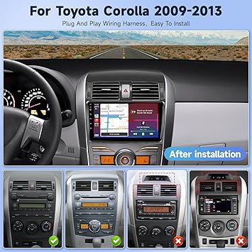 Dash Camera-Leadfan-Leadfan Android Car Radio for Toyota Corolla 2009 2010 2011 2012 2013 Stereo Upgrade with Wireless Carplay Android Auto- 9” TouchScreen with Bluetooth WIFI GPS Navigation SWC MirrorLink Backup Camera 2 Dash Camera-Leadfan-Leadfan Android Car Radio for Toyota Corolla 2009 2010 2011 2012 2013 Stereo Upgrade with Wireless Carplay Android Auto- 9'' TouchScreen with Bluetooth WIFI GPS Navigation SWC MirrorLink Backup Camera - Image 2