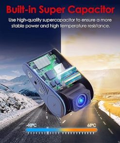 Dash Camera-VIOFO-VIOFO A129 Pro Duo 4K Dual Dash Cam 3840 x 2160P Ultra HD 4K Front and 1080P Rear Car WiFi Dash Camera 8MP Sensor GPS- Buffered Parking Mode 2