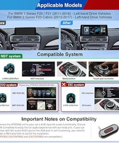 Dash Camera-XTRONS-XTRONS 12.3 Inch Android 14 Qualcomm Snapdragon 680 Car Stereo for BMW F20/F21/F23 Cabrio (2013-2016) NBT System- IPS Touch Screen 8+128GB Car Radio GPS Navigation Wireless Car Play Android Auto 2
