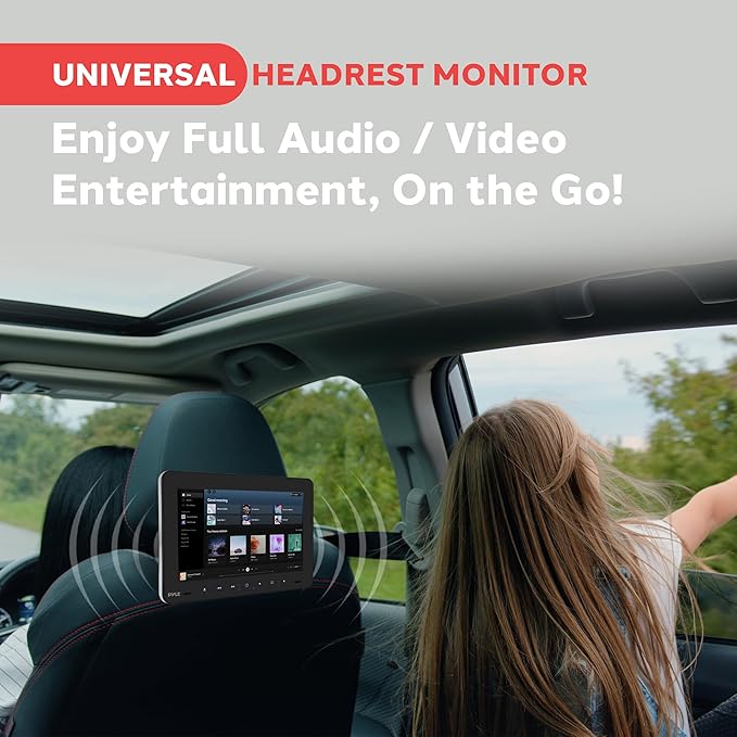 Dash Camera-Pyle-Pyle Vehicle Headrest Mount Multimedia Disc Player – 9.4’’ Hi-Res LCD Display- CD/DVD Player 2 Dash Camera-Pyle-Pyle Vehicle Headrest Mount Multimedia Disc Player - 9.4’’ Hi-Res LCD Display- CD/DVD Player - Image 2
