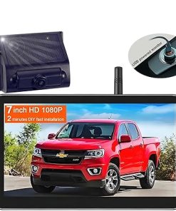 Dash Camera-YIMU-YIMU Solar Magnetic Wireless Backup Camera for Truck andTrailers- Portable