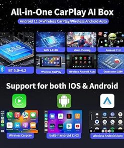 Dash Camera-MINJIELAA-Magic Carplay Ai Box 2.0 Max- Supports Netflix/YouTube/Hulu/Tiktok/TF Card etc. 2