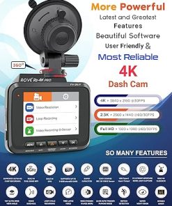 Dash Camera-ROVE-ROVE R2-4K PRO Dash Cam- Built-in GP 2